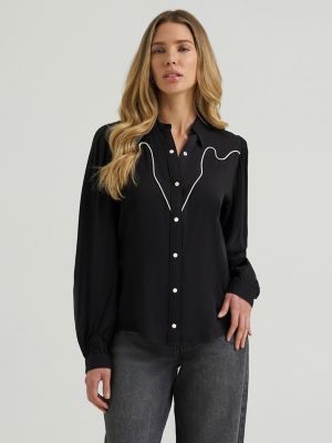 Women's Wrangler Party Western Snap Shirt