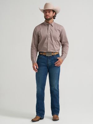 Men's Cody Johnson One Pocket Button Down Shirt in Waterline Speckle