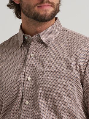 Men's Cody Johnson One Pocket Button Down Shirt in Waterline Speckle