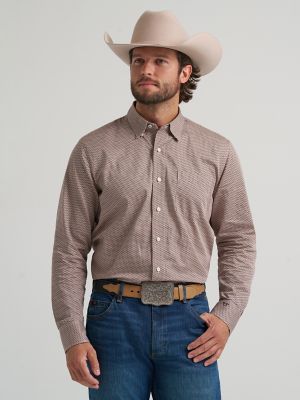 Men's Cody Johnson One Pocket Button Down Shirt in Waterline Speckle