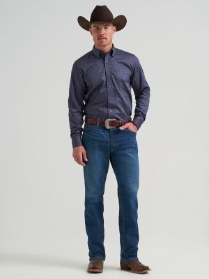 Men's Cody Johnson One Pocket Button Down Shirt in Trail Speckle