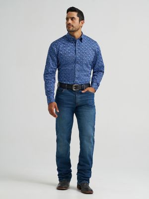 Men's Cody Johnson One Pocket Button Down Shirt in Bluebonnet alternative view