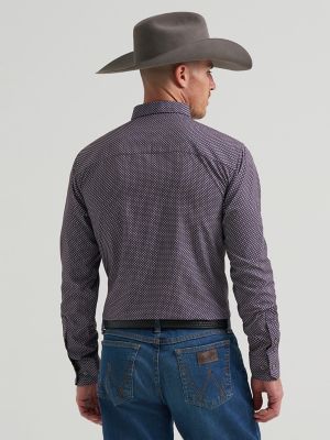 Men's Cody Johnson Performance Button Down Shirt in Deep Smudge