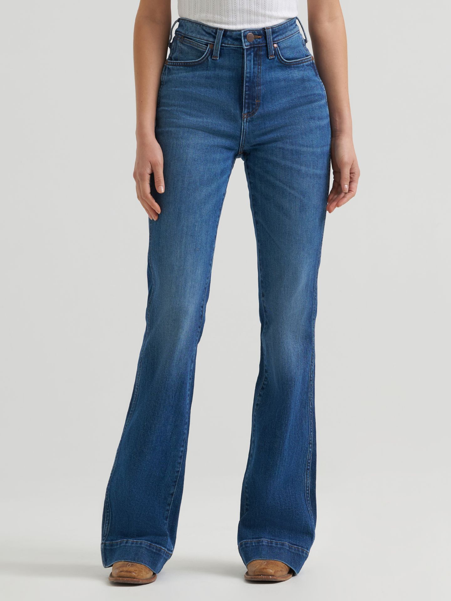 Женские джинсы Wrangler Retro® Bailey High Rise Trouser Jean, цвет: Georgina — фото 3