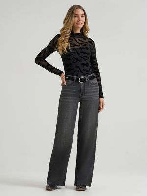 Women's Wrangler Retro&reg; Bailey High Rise Wide Leg Jean in Harper