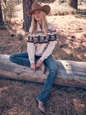 Women's Wrangler Retro® Mae Mid Rise Bootcut Jean in Adelyn