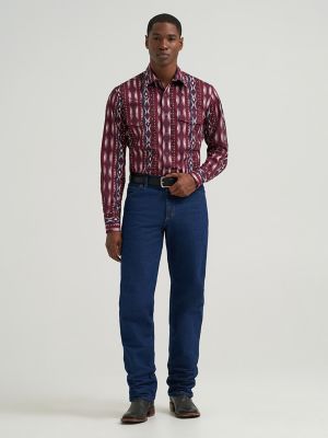 Men's Checotah&reg; Long Sleeve Western Snap Printed Shirt in Garnet Ridge alternative view