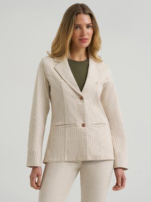 Women's Wrangler Western Pinstripe Blazer