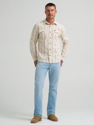 Men's Novelty Stripe Shirt in Southwest Stripe