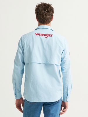 Wrangler&reg; x 250 Years of America Performance Shirt in Cerulean Blue