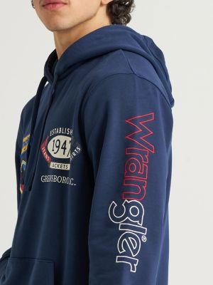 Wrangler&reg; x 250 Years of America Hoodie in Colonial Navy alternative view 8