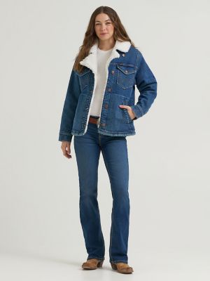 Women's Wrangler Wrange Denim Sherpa Jacket