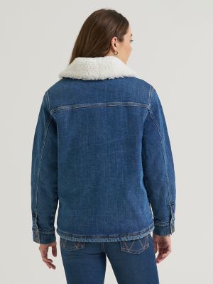 Women's Wrangler Wrange Denim Sherpa Jacket