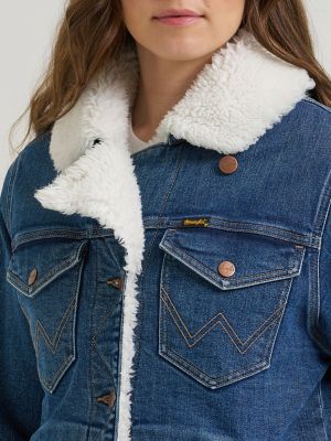Women's Wrangler Wrange Denim Sherpa Jacket