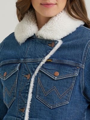 Women's Wrangler Wrange Denim Sherpa Jacket