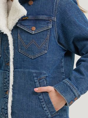 Women's Wrangler Wrange Denim Sherpa Jacket