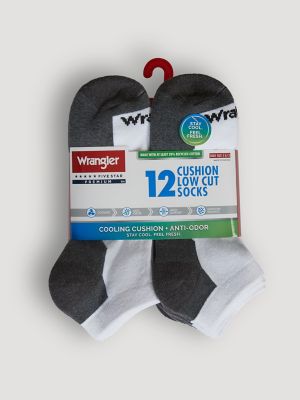 Men's Everyday Cotton Low Cut Sock (12-Pack) in White