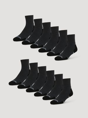 Men's Everyday Cotton Quarter Sock (12-Pack)