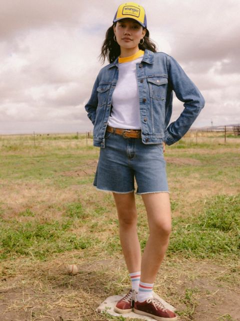 Женские шорты Wrangler x 250 Years of America Mid-Length Cowboy Short