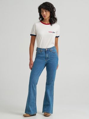 Wrangler® x 250 Years of America Retro® Bailey High Rise Flare Jean from Wrangler - $79.99