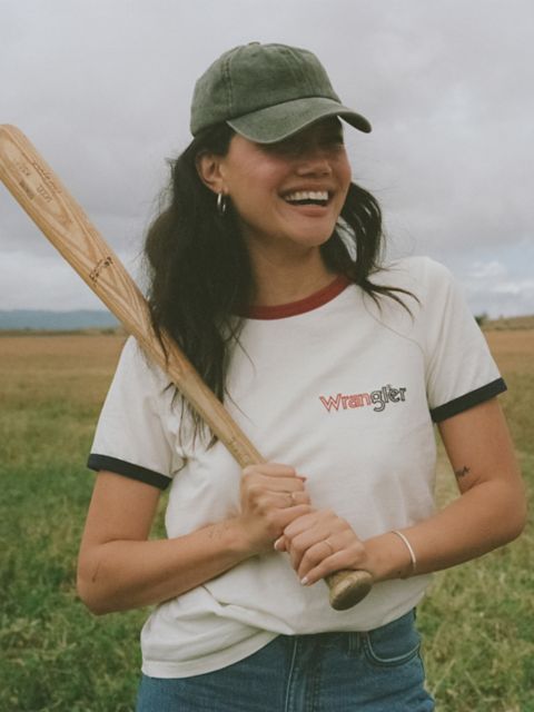 Женские футболки Wrangler x 250 Years of America Ringer Tee