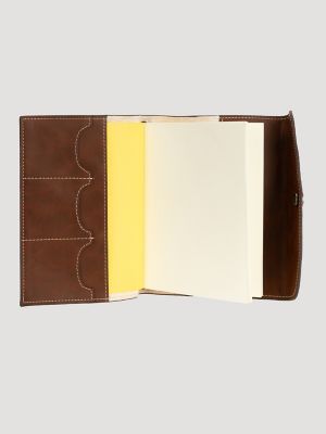 Womens Cow Hair Leather Journal:Black/White:One Size alternative view