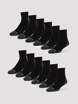 Men's Everyday Cotton Quarter Sock (12-Pack)