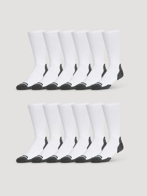 Men's Everyday Cotton Crew Sock (12-Pack) from Wrangler - $19.95
