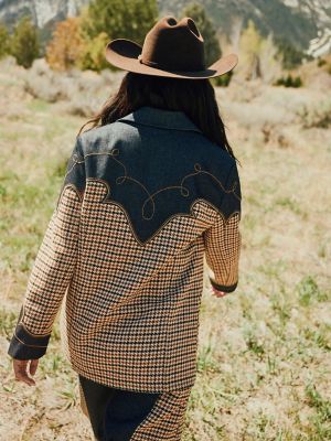 Women's Houndstooth Blazer