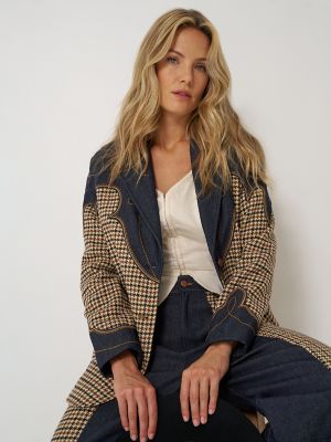 Women's Houndstooth Blazer
