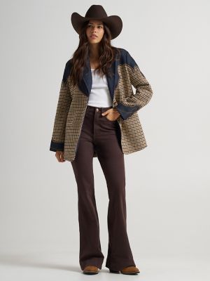 Women's Houndstooth Blazer
