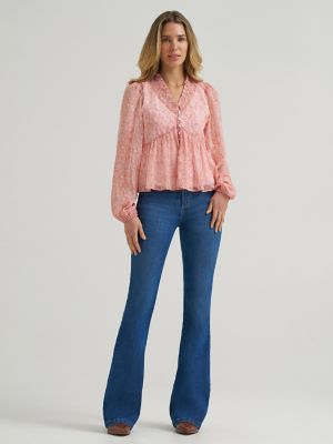 Women's Wrangler Sheer Juliet Blouse