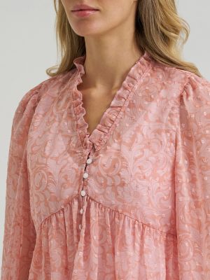 Women's Wrangler Sheer Juliet Blouse