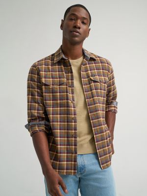 Men's Flannel Plaid Shirt