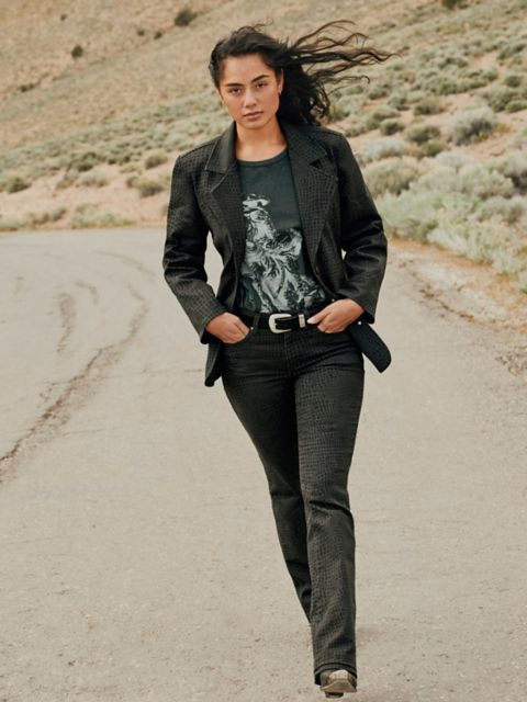 Женские джинсы Wrangler Women's Dallas Bootcut Croc Jean