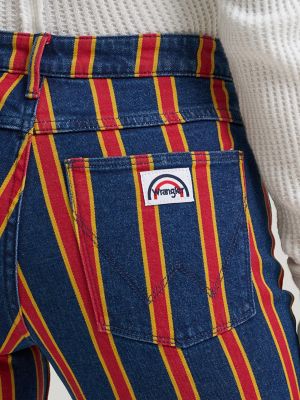 Women's Stripe Rainbow Flare Jean