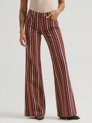 Women's Print 70's Flare Jean