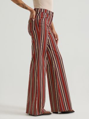 Women's Print 70's Flare Jean