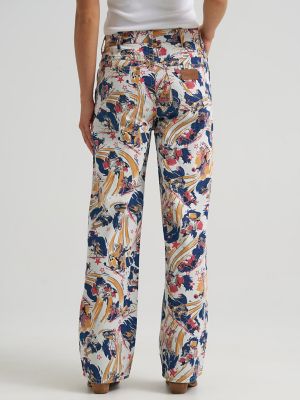 Women's Horsepower Loose Jean in Multicolor Print