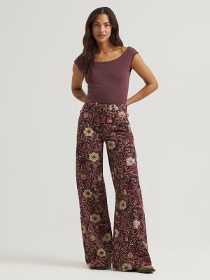 Women's Canyon Floral Wide Leg Jean