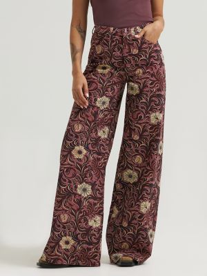 Women's Canyon Floral Wide Leg Jean