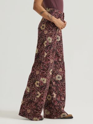Women's Canyon Floral Wide Leg Jean