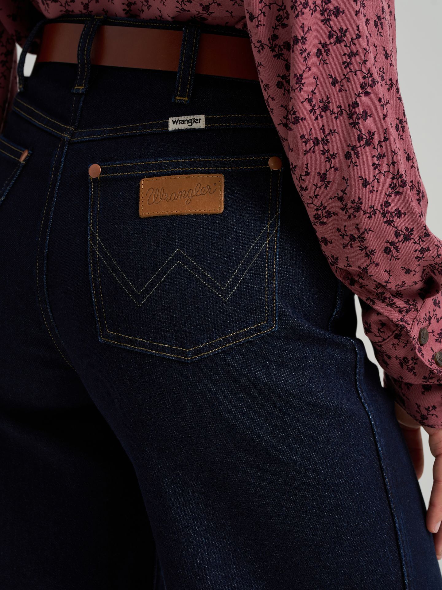 Женские джинсы Wrangler Canyon Wide Leg, цвет: Джинсовый — фото 7