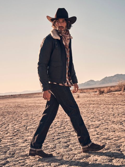Мужские джинсы Wrangler Cowboy Cut® Raw Selvedge Blue Bell Jean
