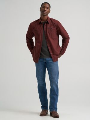 Men's Heavyweight Sherpa Lined Shirt Jacket