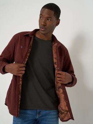 Men's Heavyweight Sherpa Lined Shirt Jacket