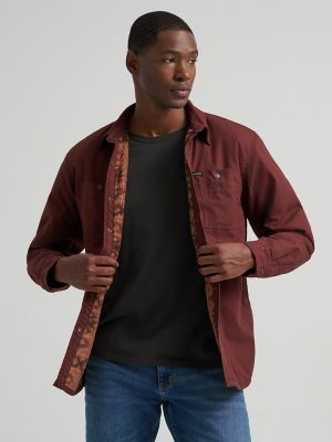 Men's Heavyweight Sherpa Lined Shirt Jacket
