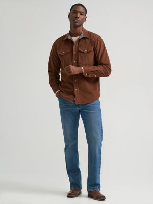 Men's Corduroy Solid Shirt