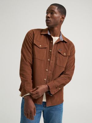 Men's Corduroy Solid Shirt