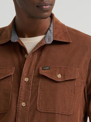 Men's Corduroy Solid Shirt